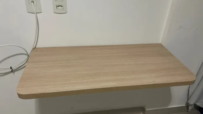 Escrivaninha / Mesa de Escritório Suspensa 90x45cm - Cor Madeira