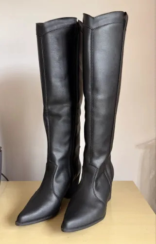 Bota western cano alto