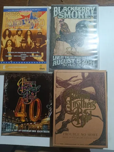 DVDs lynnyrd Skynyrd Blackberry smoke Allman brother 