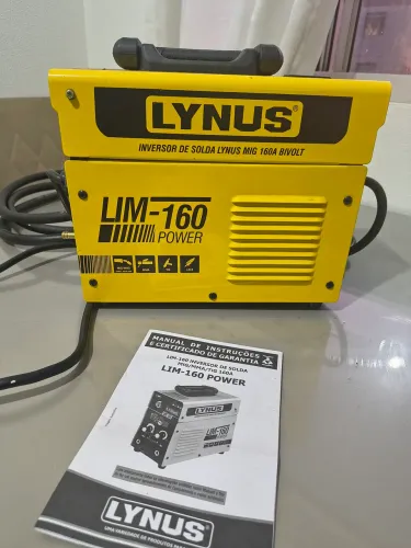 Inversor de solda Multifuncional elétrica MMA, TIG, MIG com gás e sem gás  160 LYNUS 