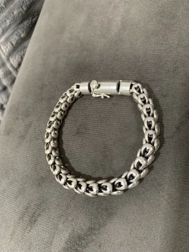 Pulseira de prata rara