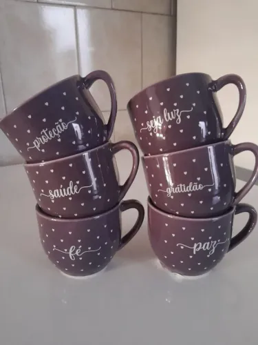 6 canecas "alto astral"