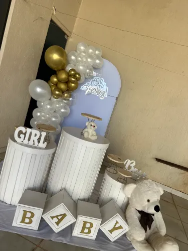Mesa para chá de bebê