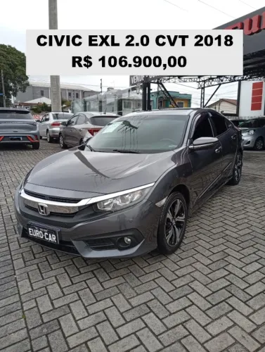 Honda Civic Sedan EXL 2.0 Flex 16V Aut.4p 2018