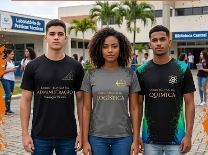 10 Camisas Personalizadas Para Cursos Técnicos e Formandos