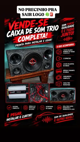 Caixa trio