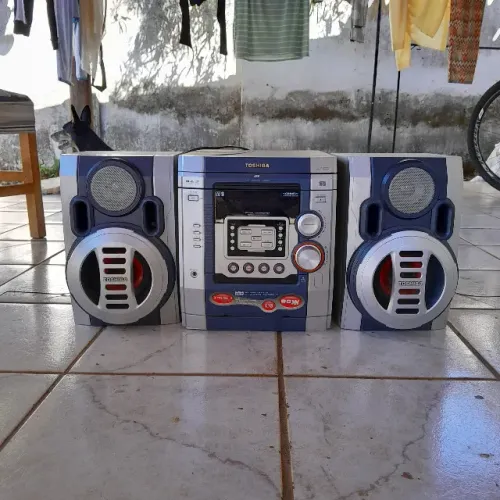 Mini System Toshiba (som, caixa de som)