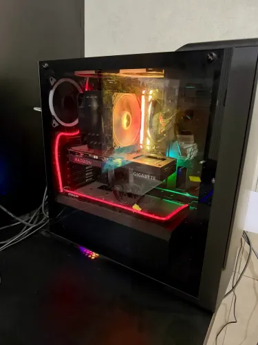 PC Gamer Ryzen 7 5700x + Radeon RX 6600 computador de Alto Desempenho