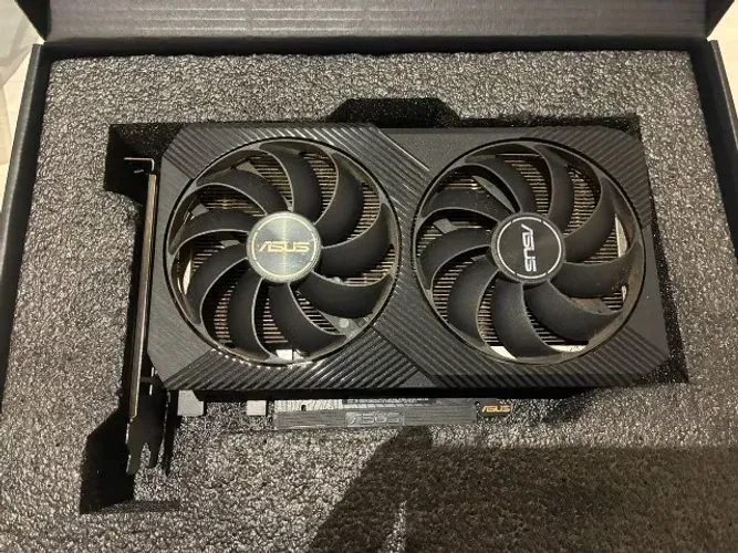Placa de Video Asus Dual NVIDIA 3060 TI O8G Mini V2 OC RGB 8GB LHR