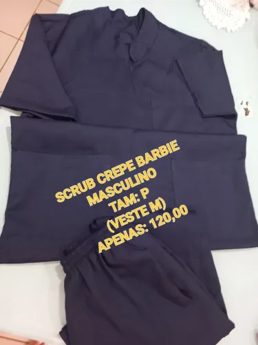 SCRUB CIRÚRGICO CREPE MASCULINO 
