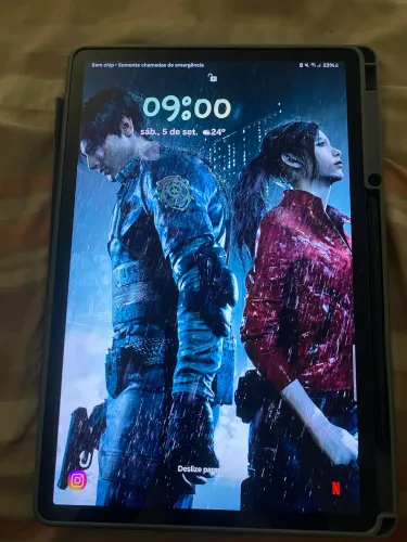 Tab s7 fe usado mas em otimo estado de funcionamento