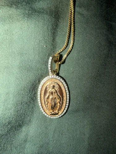 Semi joia banho ouro moissanet 