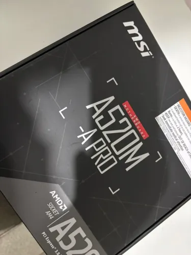 Placa Mãe MSI A520M-A PRO Chipset A520, AMD AM4, mATX, DDR4