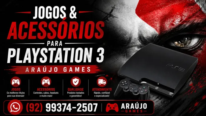 Jogos Acessórios de PS3 [Nova Cidade]