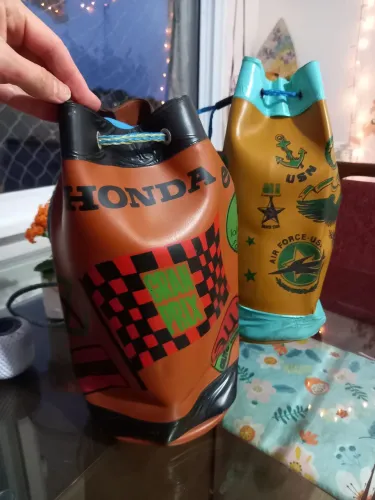 Mochilas Bolsas vintages nas anos 80. 
