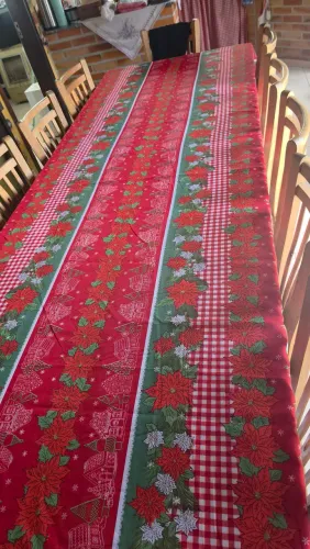 Toalha de Natal 3,40m
