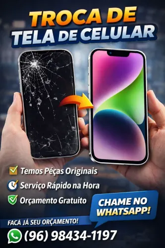 Troca de frontal Celulares e tablets 