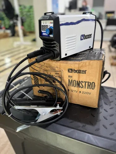 Máquina de Solda 120 amp Boxer Mini Monstro - Novo