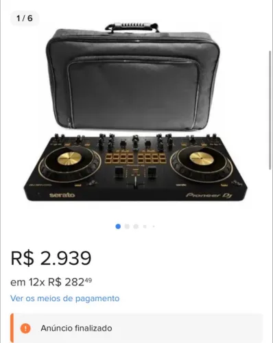 CDJ pioneer e mesa e som