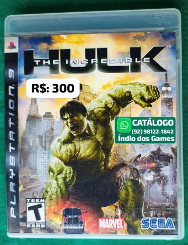 The Incredible Hulk = R$: 300