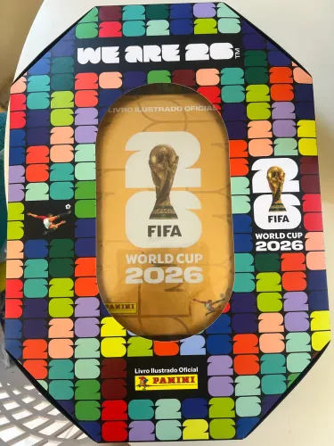 Álbum Ouro Completo Kit Estádio com figurinhas