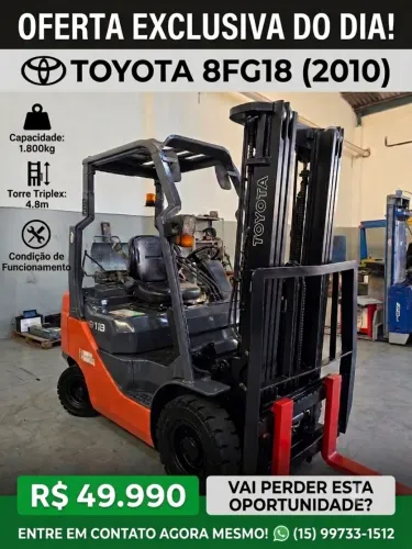 Empilhadeira Toyota 8fg18