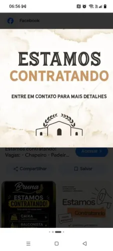 Vagas balconista, chapeiro, pizzaiolo , padeiro, confeiteiro