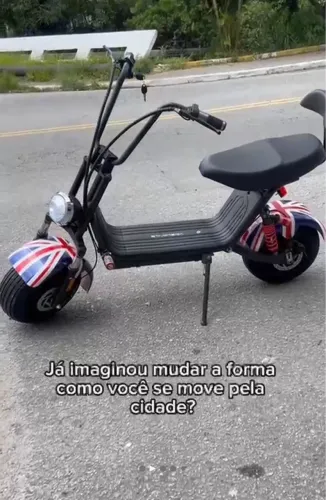 Moto Elétrica Scooter Bicicleta Elétrica 48v 1000w 32km/h Ss