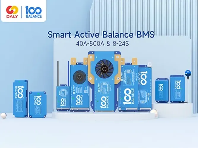 BMS Daly 500A 8s a 17s para baterias de Lítio de 24V a 60V