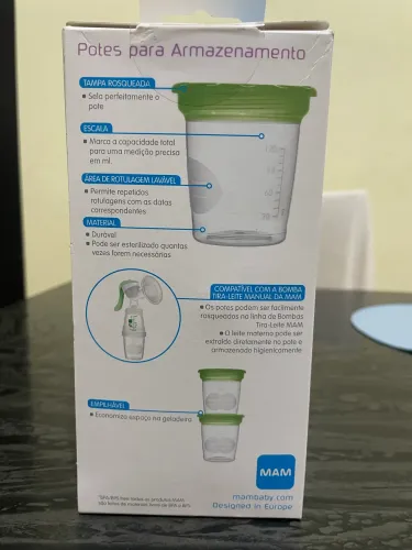 Potes de armazenamento Mam