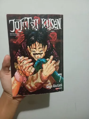 Mangá Jujutsu Kaisen Vol. 7 Panini - Bom Estado<br>Descrição