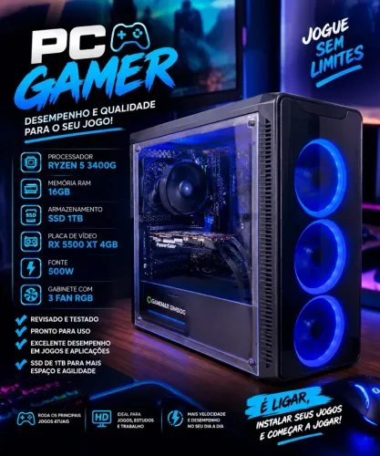 Pc gamer Ryzen 5