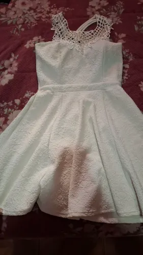 Vestido Branco Rodado