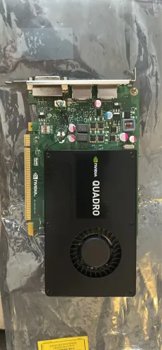 Placa de vídeo 4Gb Quadro K2200