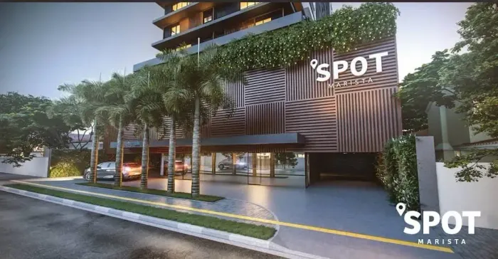 Apartamento mobiliado 2 quartos para locação no Spot Marista, Goiânia.