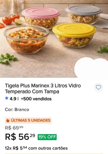 Travessa d vidro