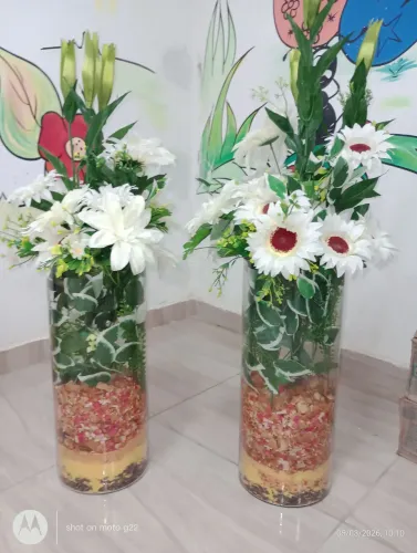 Vasos de vidro para ornamentação