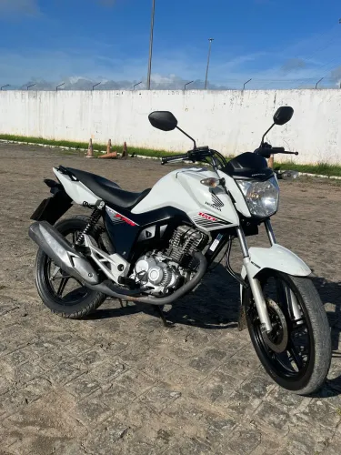 Honda CG 160 Fan 2018 Branca