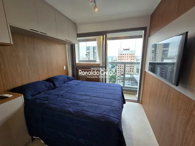Luxuoso flat no Jardins com 33m². Locação sem burocracia.