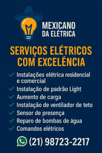Eletricista Residencial e comercial. 