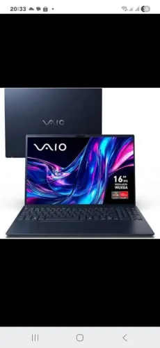 VAIO FE16 AMD® Ryzen 7-5825U Linux 16GB RAM 512GB SSD 16" IPS WUXGA Antirreflexo - Cinza