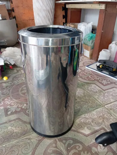 Lixeira BRINOX de inox de 50L