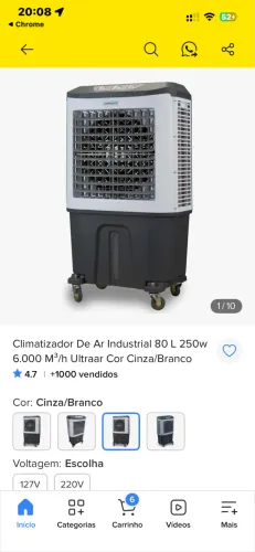 Climatizador 80L