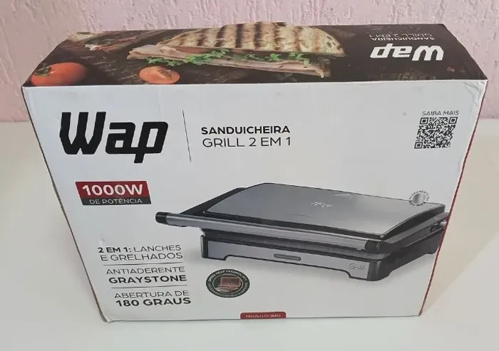 Sanduicheira Grill WAP (2 em 1) 110V