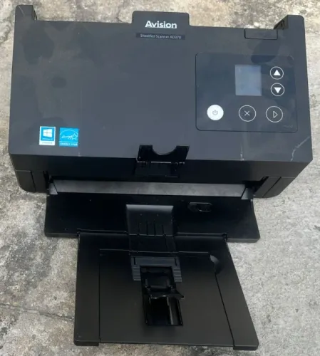 Scanner de Mesa Avision AD370 Duplex Profissional Preto