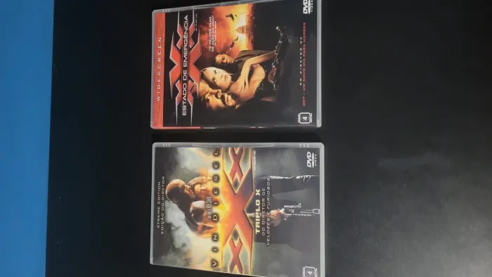 Lote 2 DVDs Triplo X + xXx 2 Estado De Emergência Original Vin Diesel Ice Cube