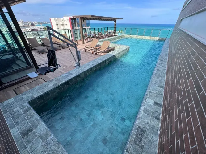 Studio em 40 meses direto, pronto com 41 mts,  próximo ao mar de Jatiúca  - Maceió - AL