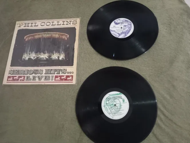 Lp Disco Vinil Duplo PHIL COLLINS capa dupla Otimo Estado 