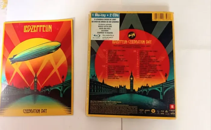 Led Zeppelin Celebration Day Ao Vivo na O2 Arena - Blu-ray + 2 CDs