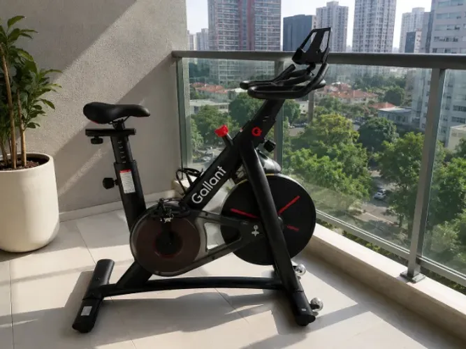 Bike Spinning Gallant Connect Max Magnética 100 Níveis - Usada 6x, Estado de Nova